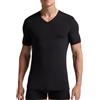 Intimitaly Liabel - Maglia Termica da Uomo (Pacco da 2), Cotone Termico Invernale, Tessuto Interlock, Scollo V e Girocollo - Nere e Bianche (IT, Testo, XXL, Regular, Regular, Nere Scollo V)