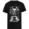 Jinbetee Ghost Knight Graphic Art Hollow Knight Divertente Gioco T-Shirt Manica Corta da Uomo Nera