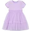 Mayoral Vestito Combinato per Bambine e Ragazze Malva 9 Anni (134cm)