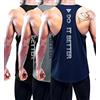 Boyzn Confezione da 3 canottiere da uomo, estive, senza maniche, traspiranti, per palestra, allenamento, palestra, bodybuilding, senza maniche