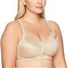 Playtex Wireless Bra, 18 Hour Plus-Size Bras Available, Front Close, Extra Back Support, E525, Single Or 2-Pack Reggiseno Donna (Pacco da 1)