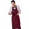 Ergos Workwear I.sacco Grembiule SOMMELIER Unisex in 100% Poliestere (Bordeaux)