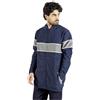 ELITE giacca da camera uomo full zip in pile (IT, Testo, XL, Regular, Regular, 300 blu navy)