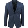 Evoga Giacca Blazer Uomo Blu Nero Grigio Slim Fit Elegante Formale Casual Cerimonia (3XL, Blu Scuro)