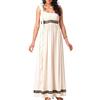 keepmore Imperatrice Romana Costume, Costume da Donna Dea Greca Abito Elegante Toga | Costume da divinità Lunga e Divina