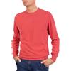 Marenza Girocollo Uomo Manica Lunga Misto Cashmere Seta Made in Italy (L, Mattone)