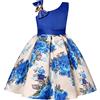 BUNNY LULU Filles Robe inclinée épaule Demoiselle d'honneur des Enfants Bal
