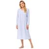 Linclalor - Camicia da Notte Manica Lunga in Cotone con Taglio Raglan. Disp