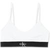 Calvin Klein Unlined Bralette 100 - White Small
