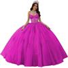 Fuomomo Abiti Stile Quinceanera con Spalline Sottili Abiti Stile Quinceanera con Scollo a Cuore Applicazioni in Pizzo Abiti Scintillanti in Tulle per Adolescent MT041