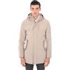 Ciabalù Parka Invernale Uomo Con Cappuccio In Tessuto Tecnico Impermeabile (46, Beige)