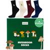 soxo Raccoglitore Funghi Calzini Donna Divertenti Idee Regalo Uomo Regali Calze Cotone 35-40 Mushroom Donna 4 Paia