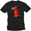 MAKAYA T-Shirt Uomo Divertenti - Flash Bradipo Magliette Supereroi