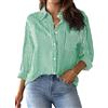 NONSAR 9359 Camicia da Donna con Scollo a V Donna
