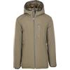 Ciabalù Parka Uomo Invernale Lungo Con Cappuccio In Tessuto Tecnico Giaccone Imbottito (XXL, Verde)