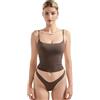 SUUKSESS Canottiera da donna sexy con scollo quadrato estivo Y2K per uscire