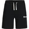 JACK & JONES Pantaloncini da Uomo Jpstgordon Charge Print Sweat Mid, Nero, M
