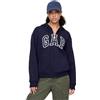 GAP - Felpa da donna con cappuccio e cerniera intera con logo, Medium