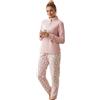 Viterbo Biancheria Pigiama Donna Invernale Caldo E Soffice in Morbido Coral Fleece LWW0085 (Rosa, L)