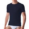 ROSSOPORPORA, Set da 3 Magliette Intime Uomo in Cotone Elasticizzato Modello paricollo. Blu XXL/7