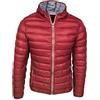 Evoga Piumino Uomo Trade Invernale Casual Giacca Giubbotto Slim Fit (XXL, #A1 Rosso)