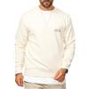 JACK & JONES Felpa da uomo con scollo rotondo, per uomo, vestibilità regolare, bianco, XXL