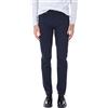 Ciabalù Pantaloni Cotone Caldo Uomo Invernali Eleganti Modello Fustagno vestibilità Regolare Occasioni Formali Quotidiano da Lavoro Ufficio (IT, Numero, 46, Regular, Regular, Blu)