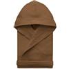 PARAMAISON Accappatoio Nido d'Ape, con Cappuccio, Tasche e Cintura, Cotone Morbidissimo, 270 grammi, Casa, Piscina, Palestra | XL Marrone