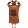 Xinlong Coperte con Cappuccio Animal Unisex Lungo Taglie Forti Panda Werable Blanket Hoodie Felpone con Maniche Indossabile per Divano TV Casa