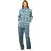 Infiore Pigiama Donna Pile Effetto Coral - Pigiama Donna Invernale Felpato e Morbido Pile (3010 HAP, L)