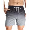 Arcweg Pantaloncini da Nuoto per Uomo con Fodera in Rete, Pantaloncini da Bagno Asciugatura Rapida, Pantaloncini da Nuoto per Uomini con Tasche con Zip, Surf Nuoto Spiaggia