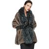 BEAUTELICATE Stola in Pelliccia Sintetica Sciarpa con Collo in Pelliccia per anni '20 con Stampa Calda Stola Wrap per ballo, abito da sera Gatsby Vichingo Costume Tematico