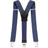 Pejoye Bretelle Uomo Vintage da Lavoro Eleganti Sportive Regolabili 4cm Larghezza Forte 3 Clips e Forma a Y Elastica Donna