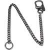 Ahiller Catena da portafoglio da motociclista, catena da tasca resistente con clip a moschettone, catene da uomo per chiavi, jeans, pantaloni, borsa e borsa