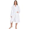 Tuva Home Accappatoio Bianco Accappatoio In Spugna 100% Cotone 450 G/m2 Unisex Per Donna E Uomo Accappatoio Da Hotel Spesso Taglie S/m - 5xl