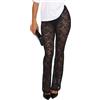 HAWILAND Pantaloni da yoga da donna lunghi sexy flared leggings push up V back scrunch Butt pantaloni sportivi opachi, Nero , S
