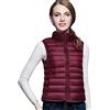Pengniao Gilet Piumino Leggero Smanicato Donna Gilet Imbottito Donna Giubbotto Smanicato Giacca Smanicata Invernale Piumini Leggeri Senza Maniche Giacconi Invernali Cappotto Trapuntato Ultraleggero Rosso L