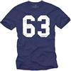 MAKAYA Maglietta Bulldozer 63 - T-Shirt Blu M