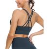 icyzone Reggiseno Sportivo Donna Imbottito,Cinghie Incrociate Senza Ferretto Sportivo Top Yoga Palestra