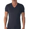 Intimitaly Liabel ® 3 Magliette Intime Uomo Cotone Caldo Termico Scollo a V e Girocollo Pacco da 3 T Shirt Manica Corta Cotone Caldo 08282-53 (3 Scollo V Blu, XXL)
