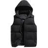 Peuignao Gilet Imbottito Uomo Giubbotto smanicato Uomo Invernale Giubbino Smanicato Gilet Trapuntato con Cappuccio Uomo Taglie Forti Giacca senza Maniche Giacchetto smanicato Uomo Puffer Gilet Uomo Imbottiti