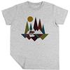 Luxogo Orso Montagna Ragazzi Ragazze Unisex Grigio T-Shirt Maglietta Maniche Corte Kids Grey T-Shirt