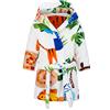 DELEY Accappatoio Bambini con Cappuccio, Zoo, 2-3 Anni