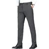 DAIHAN Pantaloni Invernali di Lana Pantaloni Uomo Eleganti Pantaloni da Ufficio Pantaloni da Abito Taglio Dritto da Utilizzare in Ufficio, Lavoro, Cerimonia,Grigio2,36