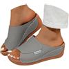 Generico Ciabatte Estive Donna, Ciabatte Donna Estive Ortopediche Sandali Pelle Anatomiche Eleganti, Zeppa Antiscivolo Supporto Arco per Casa e Spiaggia Scarpe Trekking Pantofole38