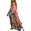 LikeJump Donne Etniche Maxi Caftano Abito da Notte Spiaggia Vestiti Homewear Costume da Bagno Copricostumi
