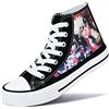 Roffatide Anime My Hero Academia Scarpe da Ginnastica Alte in Tela Stampate Sneaker da Skateboard Stringate Slip-Ons