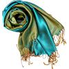 LORENZO CANA - Pashmina - Basic - Donna turchese Türkis Creme Beige