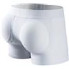 JOCKMAIL Boxer da uomo, in rete, imbottiti, da uomo, per boxer, bianco, L