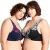 Curve Muse Reggiseno con Ferretto Sfoderato Minimizer-x2 | Stampato, Nylon, Elastan